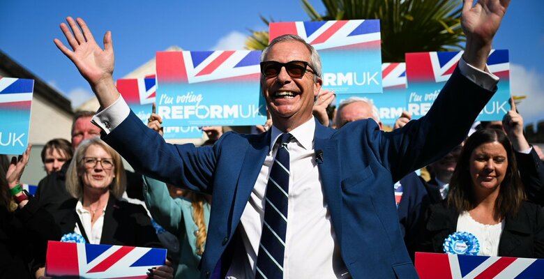 Лидер партии Reform UK Найджел Фарадж. Фото: x.com/Nigel_Farage