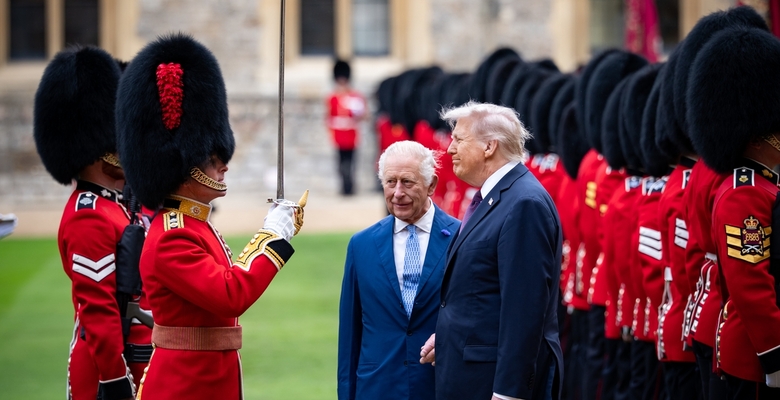 Король Великобритании Карл III и президент США Дональд Трамп в Виндзорском замке, 2025 год. Фото: Official White House Photo by Andrea Hanks