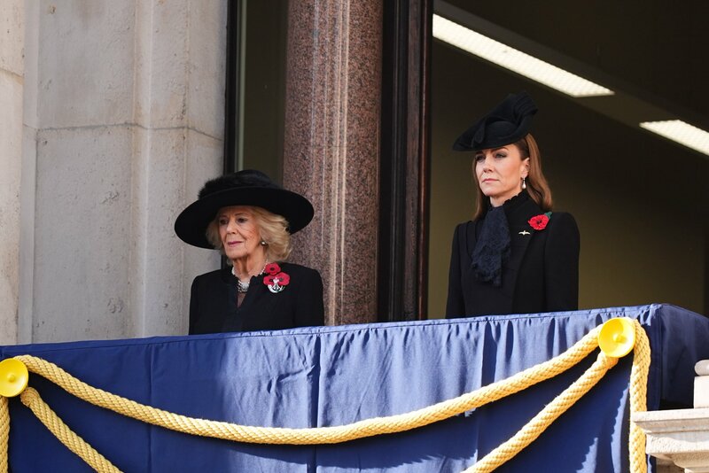 Королева Камилла и принцесса Кэтрин. Фото: x.com/RoyalFamily