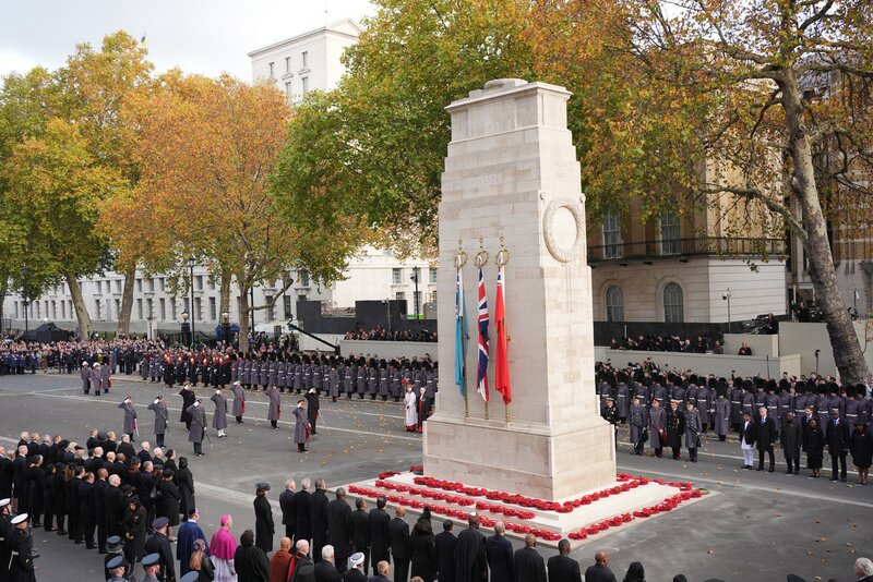 Кенотаф, Лондон. Фото: x.com/RoyalFamily