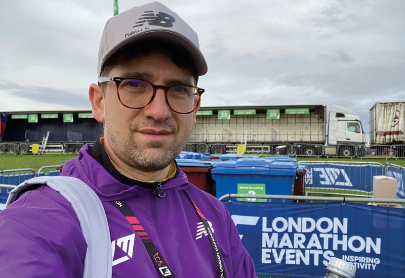 Волонтерство на Лондонском марафоне, апрель 2023 года