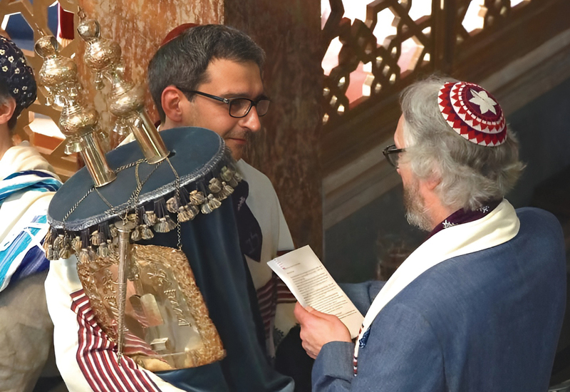 Церемония посвящения в раввины